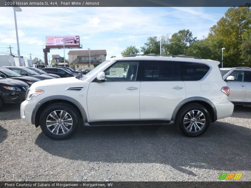 Pearl White / Almond 2018 Nissan Armada SL 4x4