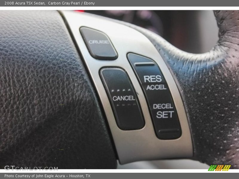 Carbon Gray Pearl / Ebony 2008 Acura TSX Sedan