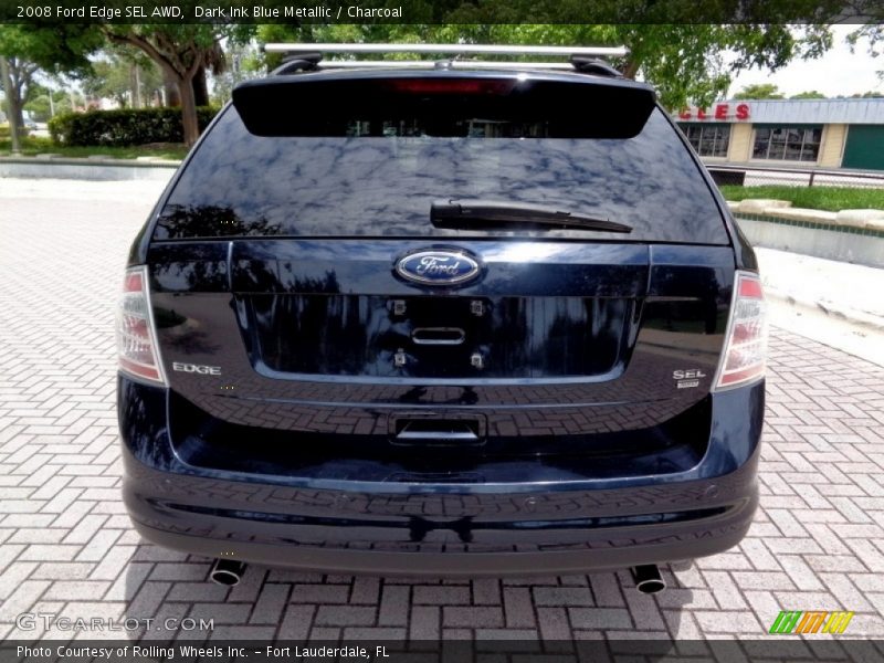 Dark Ink Blue Metallic / Charcoal 2008 Ford Edge SEL AWD