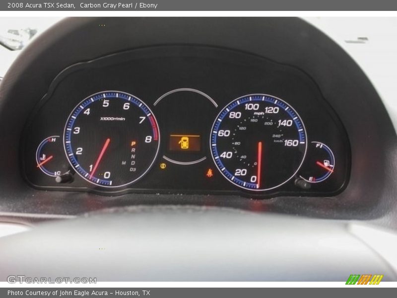 Carbon Gray Pearl / Ebony 2008 Acura TSX Sedan