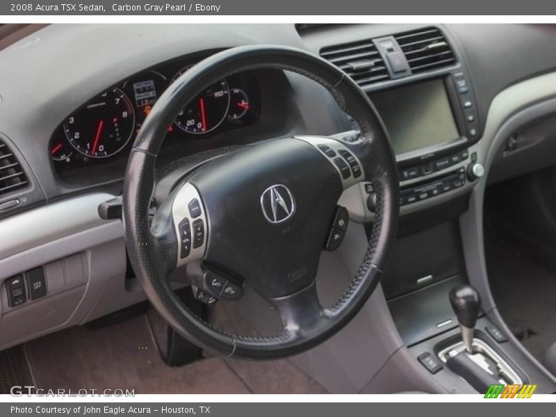 Carbon Gray Pearl / Ebony 2008 Acura TSX Sedan