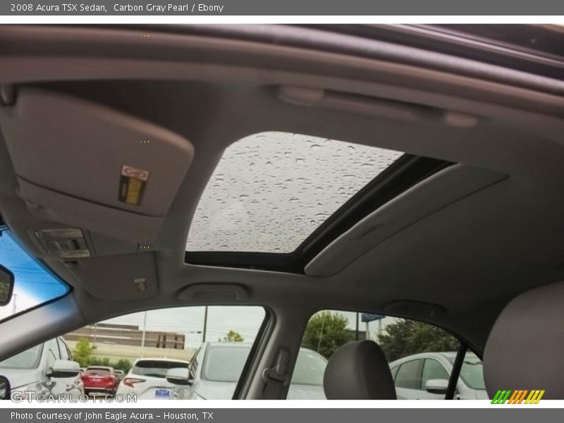 Carbon Gray Pearl / Ebony 2008 Acura TSX Sedan