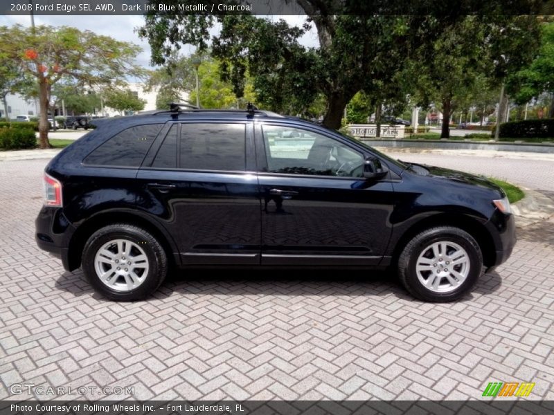 Dark Ink Blue Metallic / Charcoal 2008 Ford Edge SEL AWD