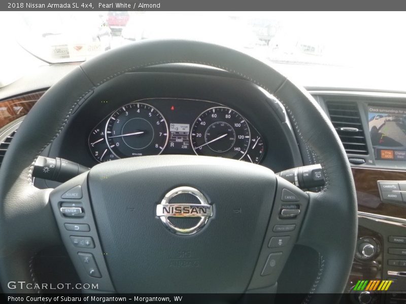 Pearl White / Almond 2018 Nissan Armada SL 4x4