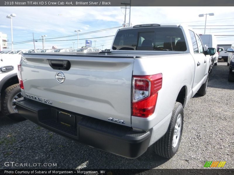 Brilliant Silver / Black 2018 Nissan TITAN XD S Crew Cab 4x4