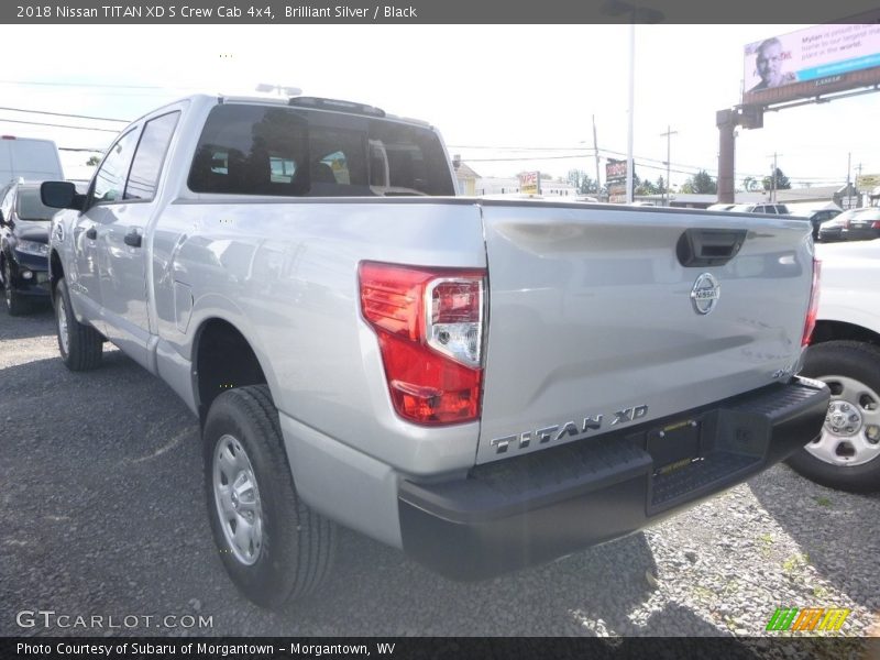 Brilliant Silver / Black 2018 Nissan TITAN XD S Crew Cab 4x4