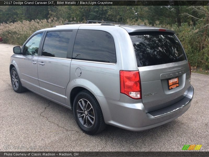 Billet Metallic / Black/Light Graystone 2017 Dodge Grand Caravan SXT