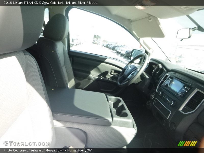 Brilliant Silver / Black 2018 Nissan TITAN XD S Crew Cab 4x4