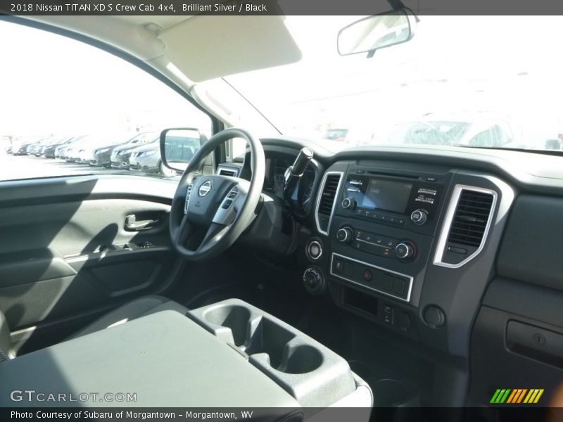 Brilliant Silver / Black 2018 Nissan TITAN XD S Crew Cab 4x4
