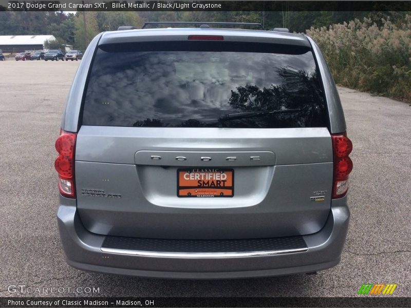 Billet Metallic / Black/Light Graystone 2017 Dodge Grand Caravan SXT