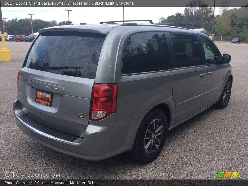 Billet Metallic / Black/Light Graystone 2017 Dodge Grand Caravan SXT