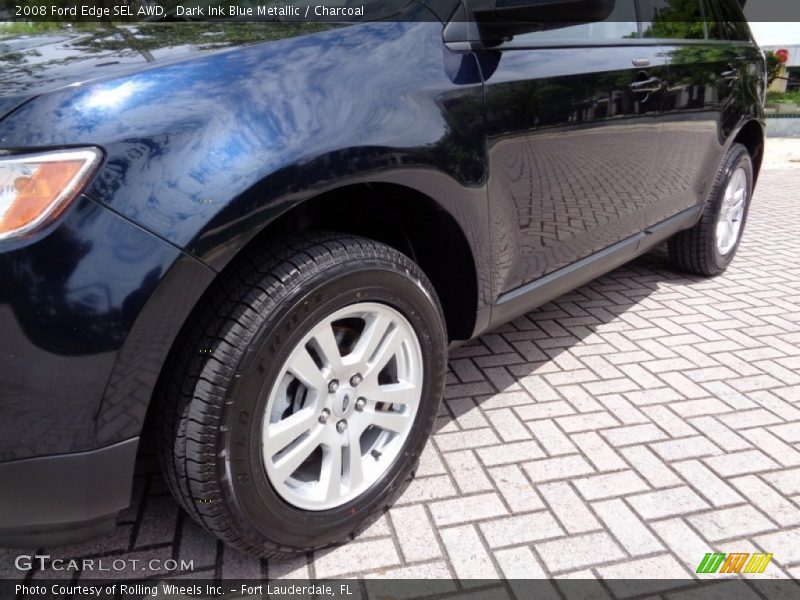 Dark Ink Blue Metallic / Charcoal 2008 Ford Edge SEL AWD