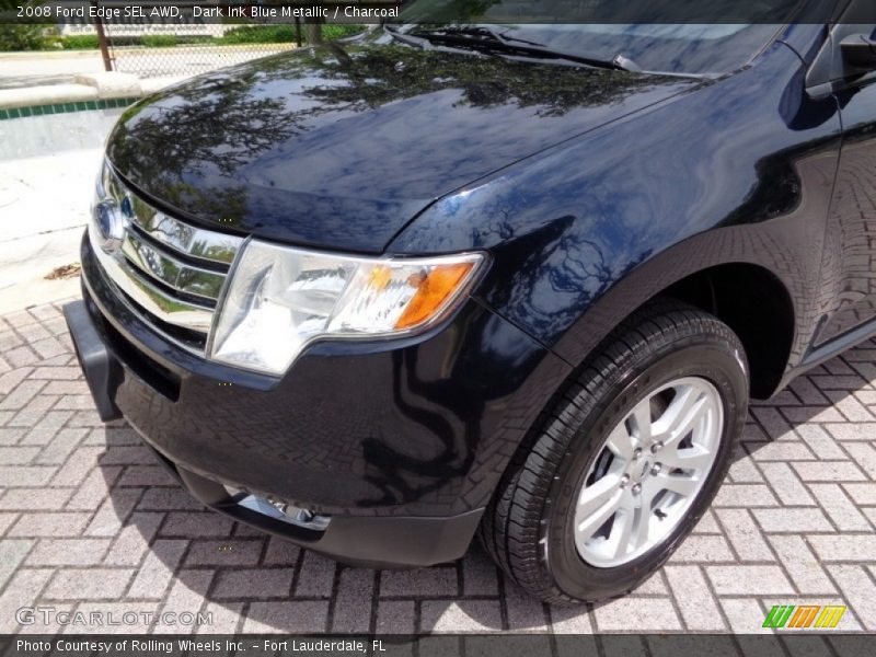 Dark Ink Blue Metallic / Charcoal 2008 Ford Edge SEL AWD