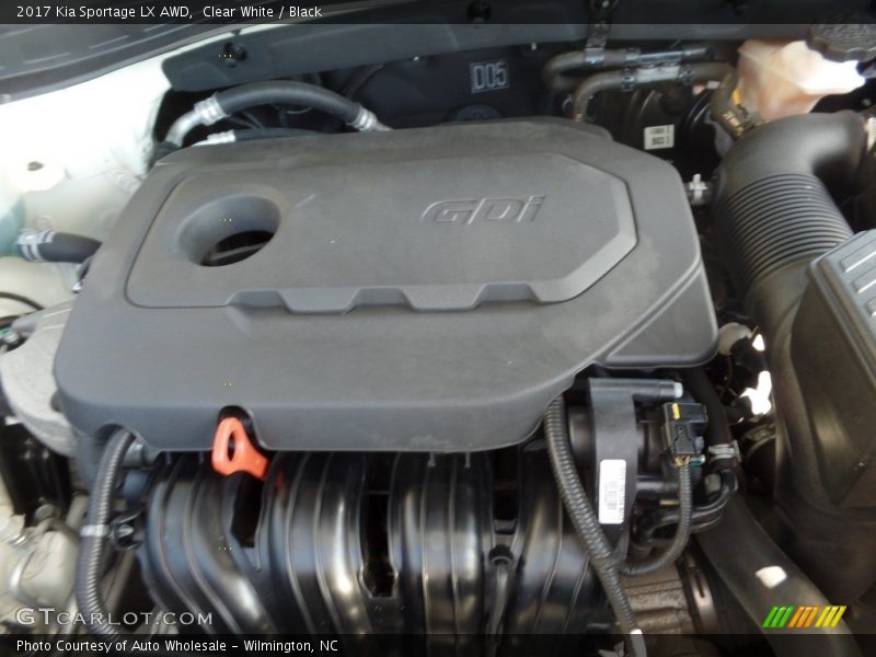 Clear White / Black 2017 Kia Sportage LX AWD