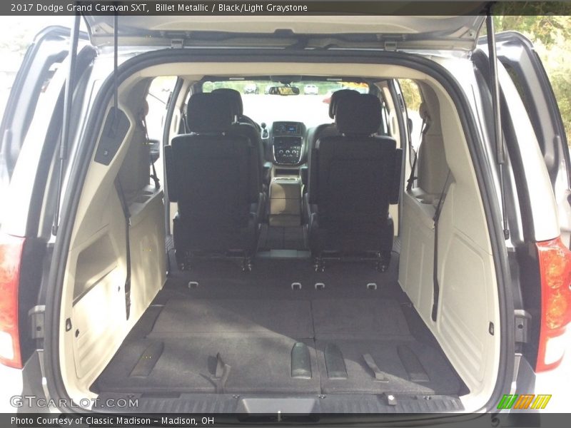 Billet Metallic / Black/Light Graystone 2017 Dodge Grand Caravan SXT