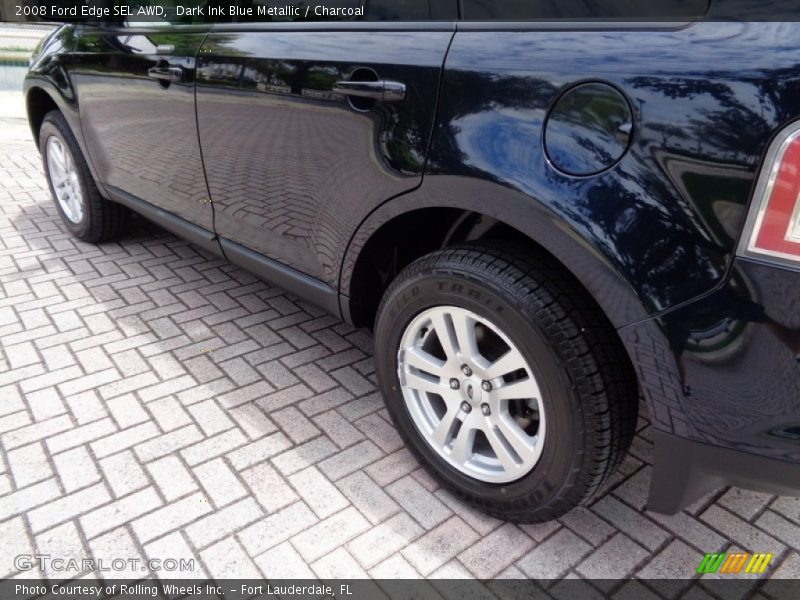 Dark Ink Blue Metallic / Charcoal 2008 Ford Edge SEL AWD