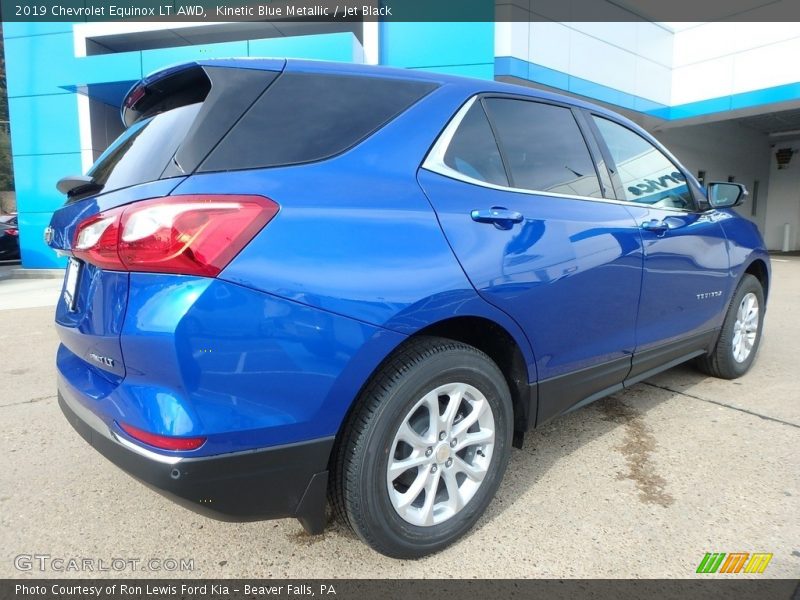 Kinetic Blue Metallic / Jet Black 2019 Chevrolet Equinox LT AWD