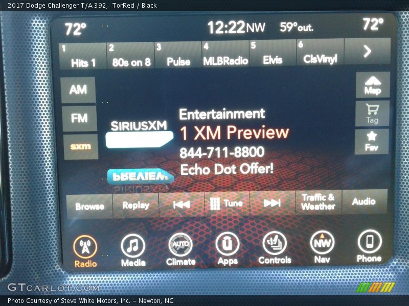TorRed / Black 2017 Dodge Challenger T/A 392