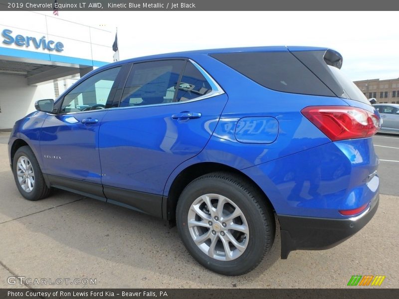 Kinetic Blue Metallic / Jet Black 2019 Chevrolet Equinox LT AWD