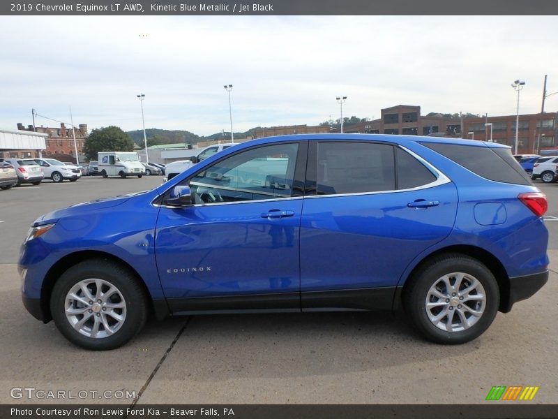 Kinetic Blue Metallic / Jet Black 2019 Chevrolet Equinox LT AWD