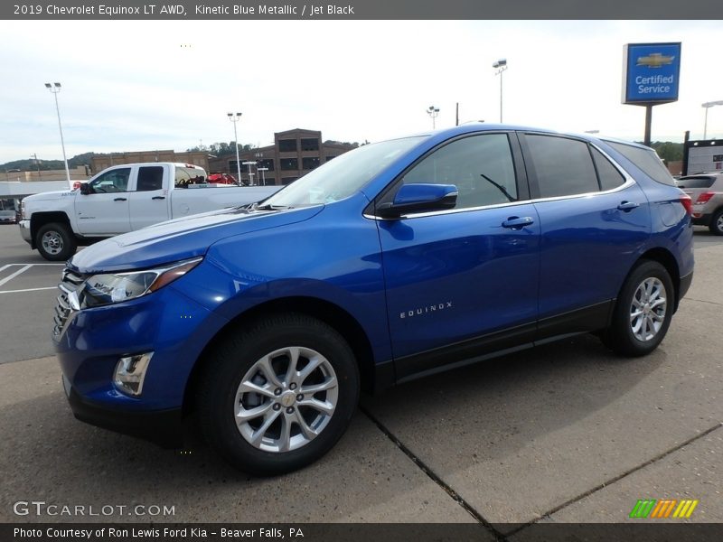Kinetic Blue Metallic / Jet Black 2019 Chevrolet Equinox LT AWD