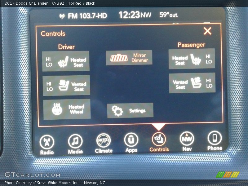 TorRed / Black 2017 Dodge Challenger T/A 392