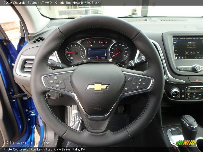 Kinetic Blue Metallic / Jet Black 2019 Chevrolet Equinox LT AWD
