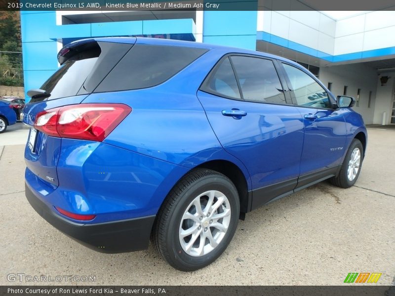 Kinetic Blue Metallic / Medium Ash Gray 2019 Chevrolet Equinox LS AWD