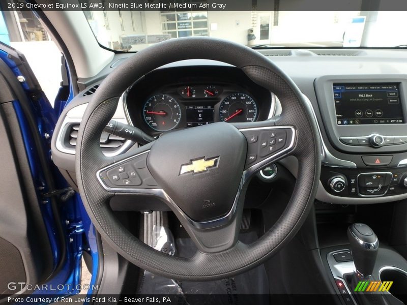 Kinetic Blue Metallic / Medium Ash Gray 2019 Chevrolet Equinox LS AWD