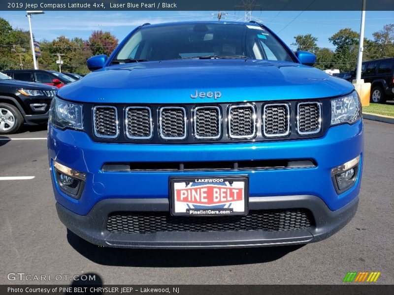 Laser Blue Pearl / Black 2019 Jeep Compass Latitude 4x4