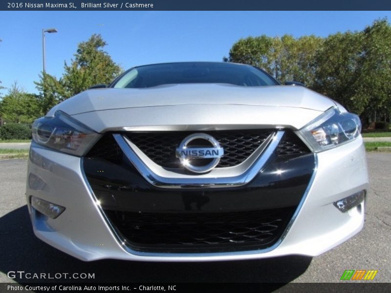 Brilliant Silver / Cashmere 2016 Nissan Maxima SL