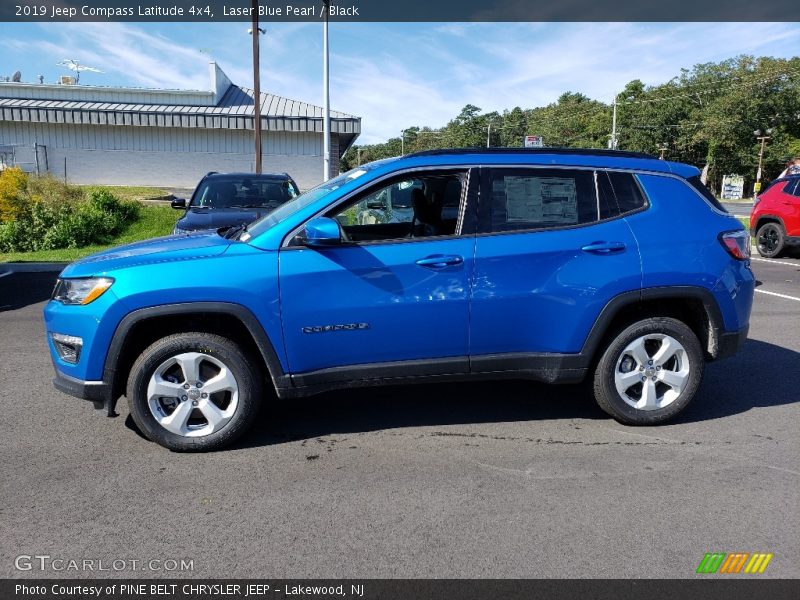 Laser Blue Pearl / Black 2019 Jeep Compass Latitude 4x4