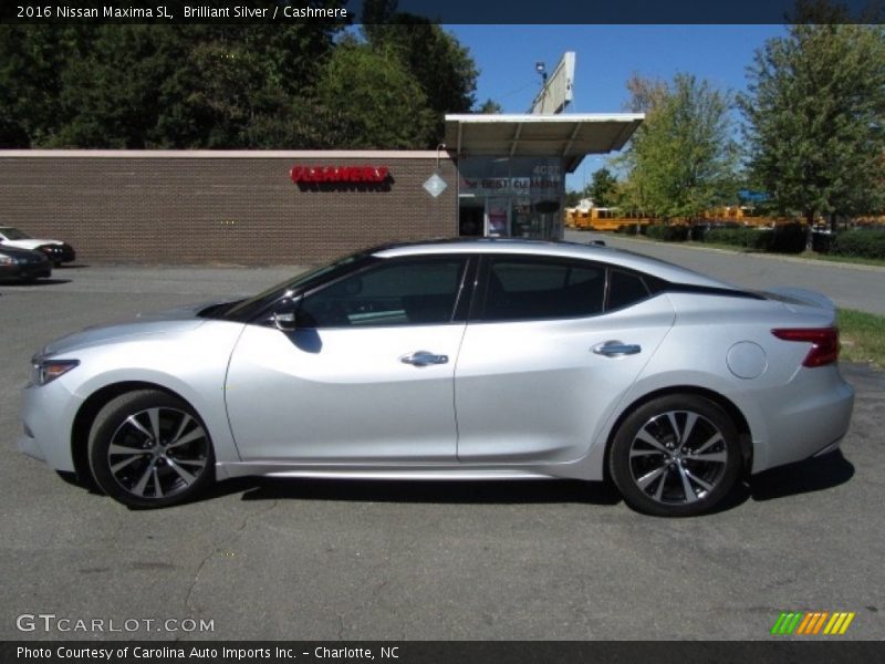Brilliant Silver / Cashmere 2016 Nissan Maxima SL