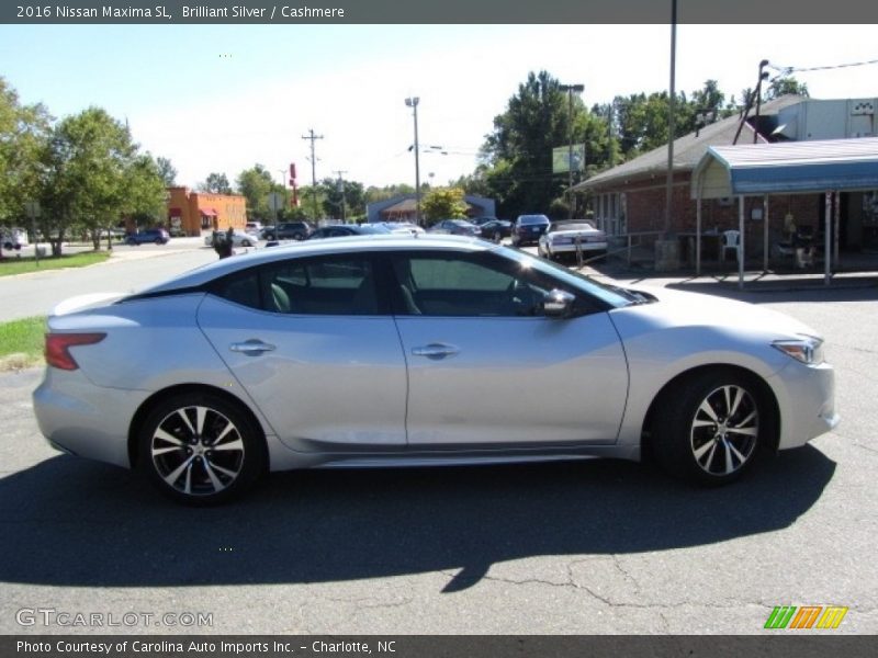 Brilliant Silver / Cashmere 2016 Nissan Maxima SL
