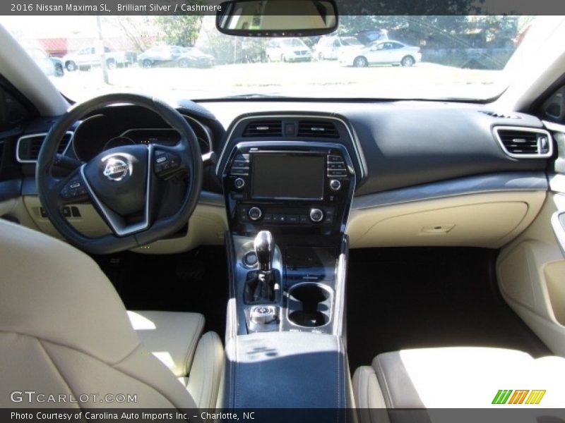 Brilliant Silver / Cashmere 2016 Nissan Maxima SL