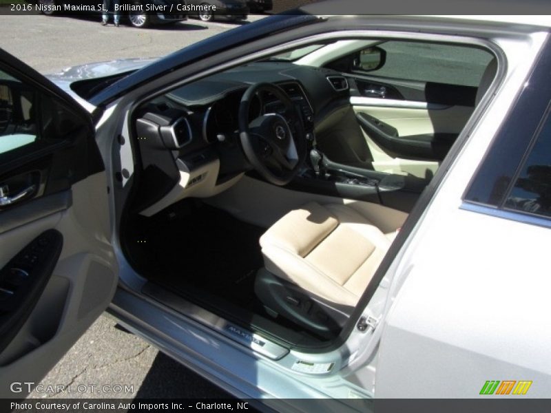 Brilliant Silver / Cashmere 2016 Nissan Maxima SL
