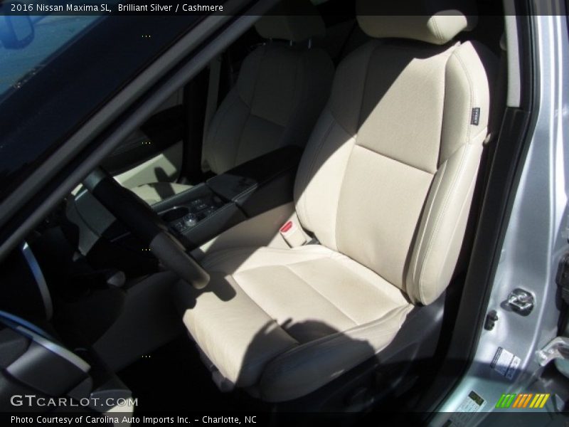 Brilliant Silver / Cashmere 2016 Nissan Maxima SL