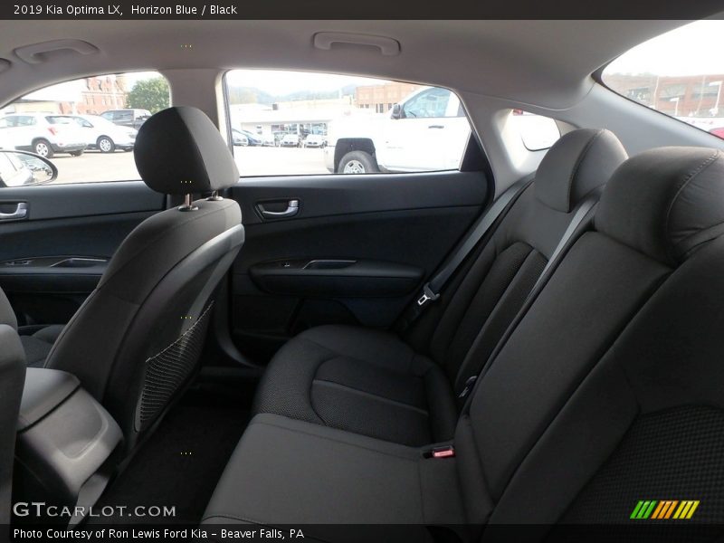 Rear Seat of 2019 Optima LX