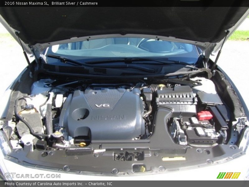 Brilliant Silver / Cashmere 2016 Nissan Maxima SL