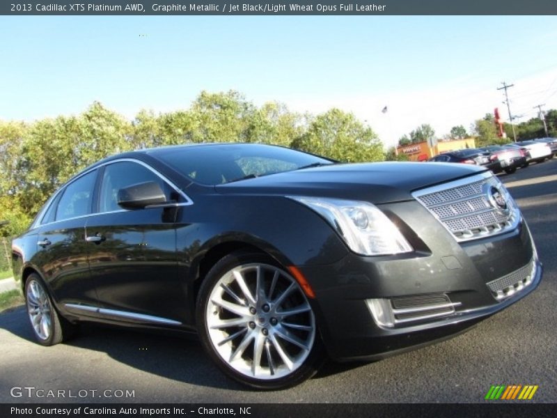 Graphite Metallic / Jet Black/Light Wheat Opus Full Leather 2013 Cadillac XTS Platinum AWD