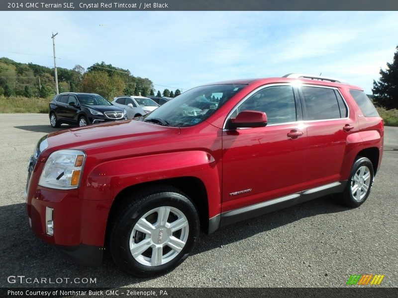 Crystal Red Tintcoat / Jet Black 2014 GMC Terrain SLE