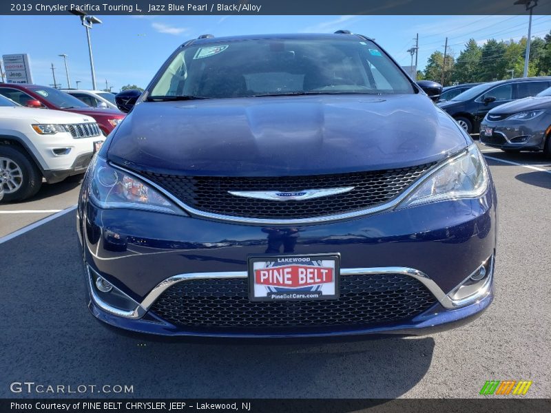 Jazz Blue Pearl / Black/Alloy 2019 Chrysler Pacifica Touring L