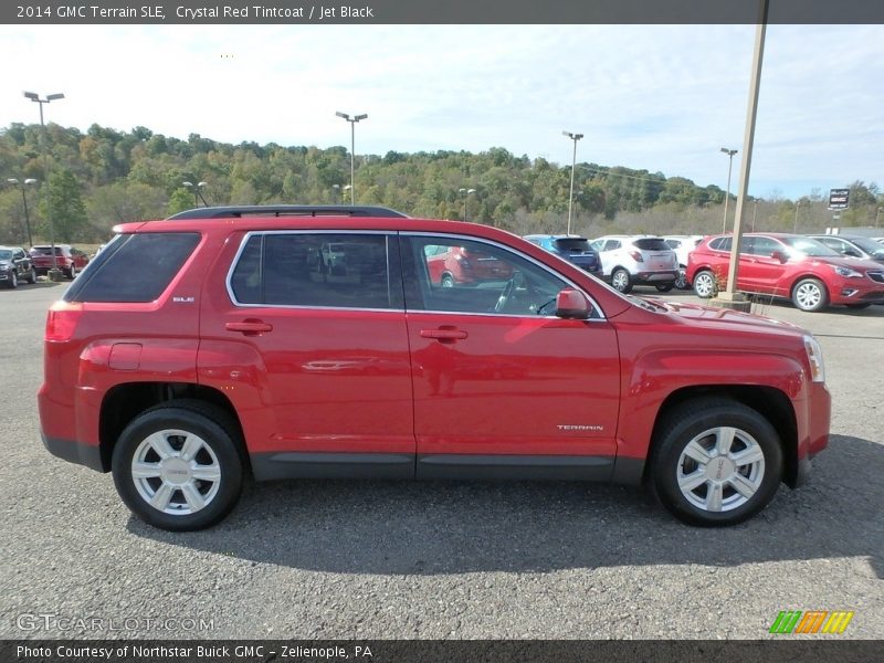 Crystal Red Tintcoat / Jet Black 2014 GMC Terrain SLE