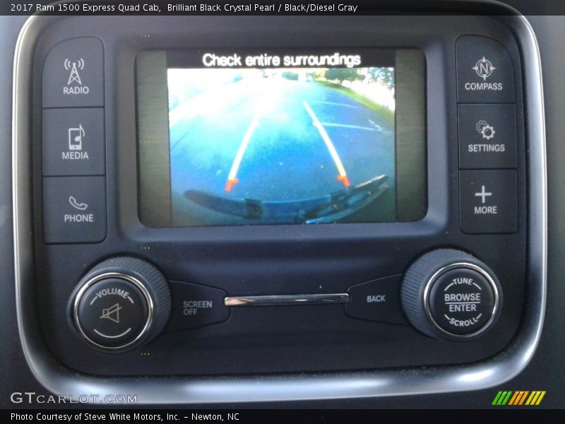 Brilliant Black Crystal Pearl / Black/Diesel Gray 2017 Ram 1500 Express Quad Cab