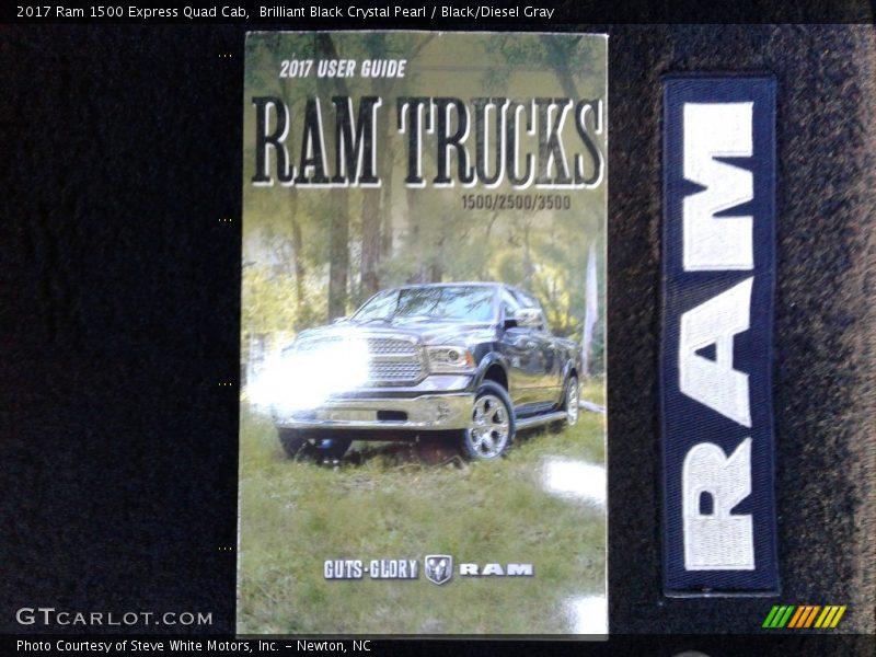 Brilliant Black Crystal Pearl / Black/Diesel Gray 2017 Ram 1500 Express Quad Cab
