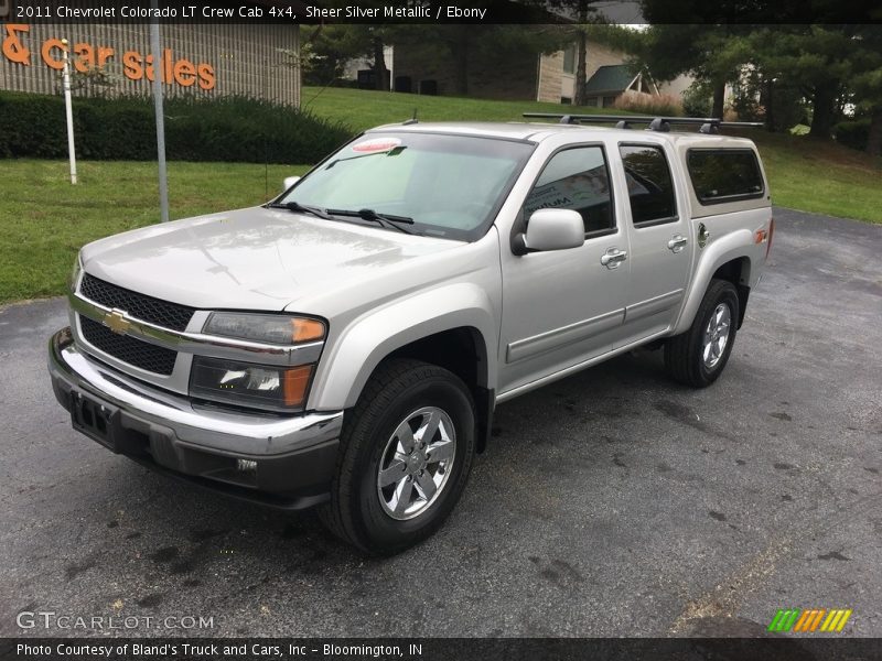 Sheer Silver Metallic / Ebony 2011 Chevrolet Colorado LT Crew Cab 4x4