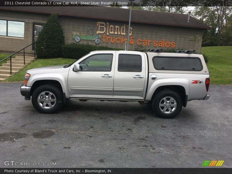 Sheer Silver Metallic / Ebony 2011 Chevrolet Colorado LT Crew Cab 4x4