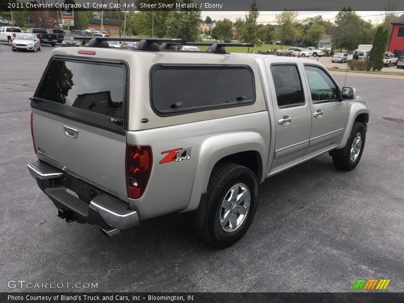 Sheer Silver Metallic / Ebony 2011 Chevrolet Colorado LT Crew Cab 4x4