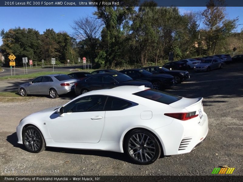 Ultra White / Rioja Red 2016 Lexus RC 300 F Sport AWD Coupe
