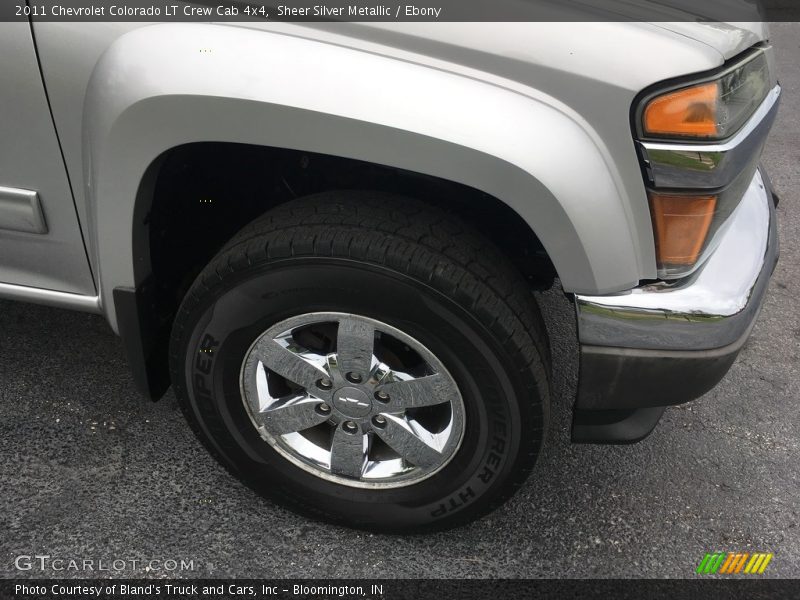 Sheer Silver Metallic / Ebony 2011 Chevrolet Colorado LT Crew Cab 4x4